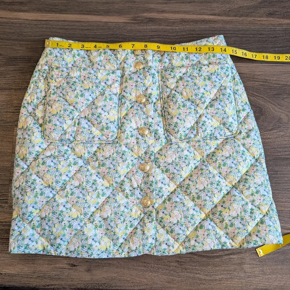 J. Crew Quilt Liberty Fabric Skirt